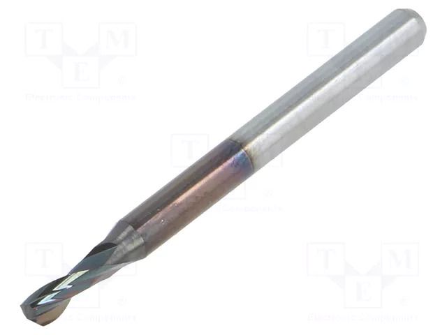 Fast cutting mill; Ø: 2.4mm; Ø: 3.175mm; L: 38.2mm KEMMER PRAEZISION EDDAC-2.4