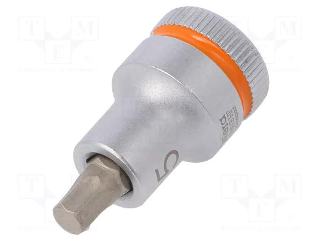 Socket; Hex Plus key,socket spanner; HEX 5mm; 3/8"; Zyklop WERA WERA.05003033001