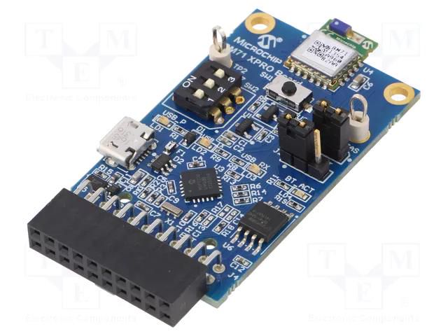 XPRO module; extension board; Comp: ATSHA204,BM71; Bluetooth MICROCHIP TECHNOLOGY DM164146