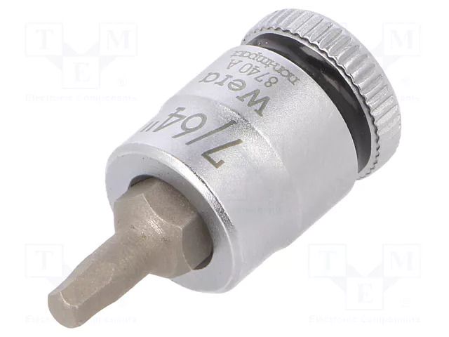 Socket; inch,Hex Plus key,socket spanner; HEX 7/64"; 1/4"; 28mm WERA WERA.05003382001