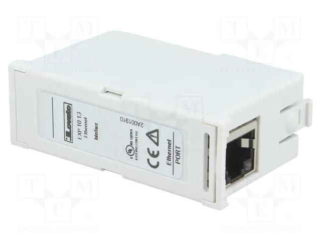 Extension module; ETHERNET; for DIN rail mounting LOVATO ELECTRIC EXP1013