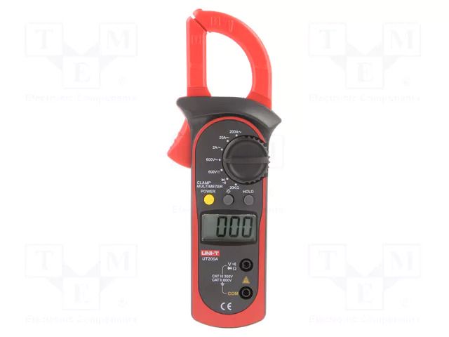 Meter: multifunction; digital,pincers type; LCD; (2000); VDC: 600V UNI-T UT200A