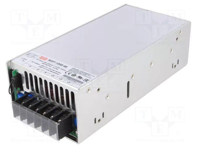 Power supply: switching; for building in,modular; 1000W; 48VDC MEAN WELL MSP-1000-48