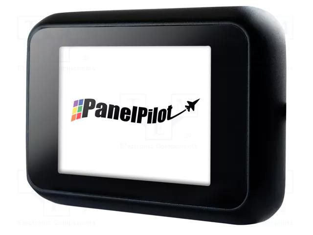 Voltmeter; digital,mounting; 0÷40V; on panel; LCD 2,4"; 320x240 LASCAR SGD24-M-IP