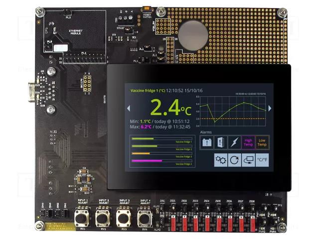 Voltmeter; digital,mounting; 0÷40V; colour,LCD TFT 4,3"; 480x272 LASCAR SGD43-ADKPLUS