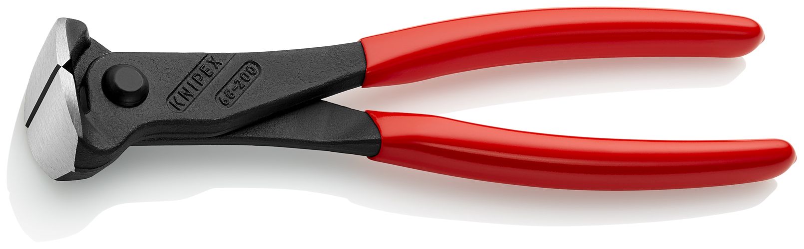 KNIPEX 68 01 200 End Cutting Nipper plastic coated black atramentized 200 mm 68 01 200 4003773013815