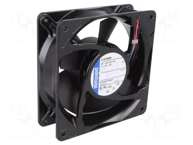 Fan: DC; axial; 24VDC; 119x119x38mm; 247m3/h; 60dBA; ball; 4400rpm EBM-PAPST 4184NXHH