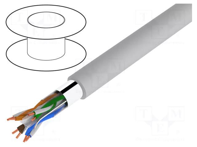 Wire; BiTLAN,F/UTP; 4x2x23AWG; 6; data transmission; wire; Cu; PVC BITNER BITNER-TI0048