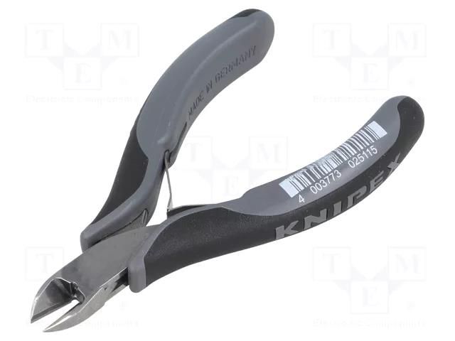 Pliers; side,cutting; ESD; two-component handle grips; 115mm KNIPEX KNP.7722115ESD