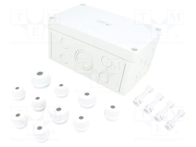Enclosure: junction box; X: 110mm; Y: 180mm; Z: 90mm; polystyrene SPELSBERG RK-4/18-K-L