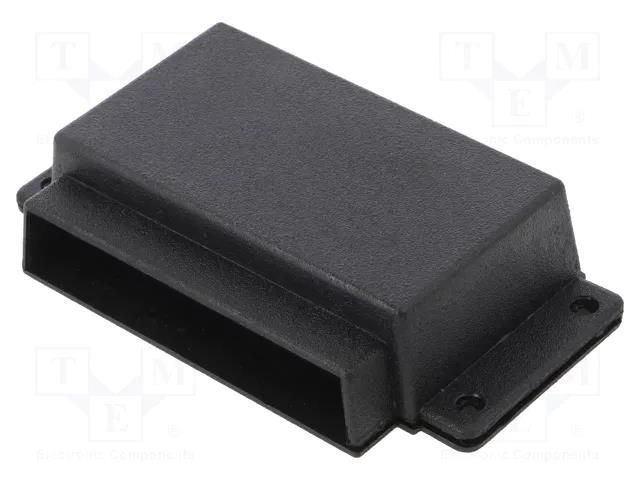 Enclosure: specialist; X: 117mm; Y: 68mm; Z: 28mm; ABS; black MASZCZYK KM-28F/BK