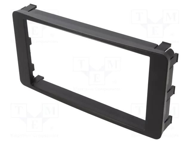 Radio frame; Mitsubishi; 2 DIN; black ACV RAM-40.496.1