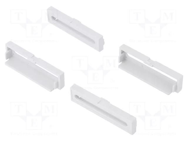 Terminals cover; UL94V-0; ABS; 4pcs. KRADEX ZD3TCU-ABS-V0