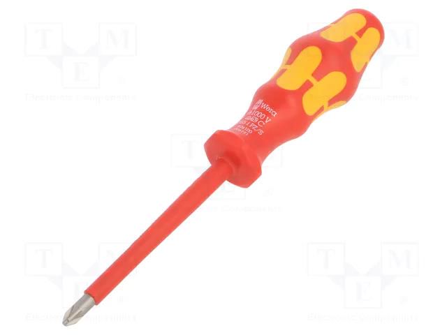 Screwdriver; insulated; PlusMinus PZ-type; SL/PZ2; 1kVAC WERA WERA.05006191001