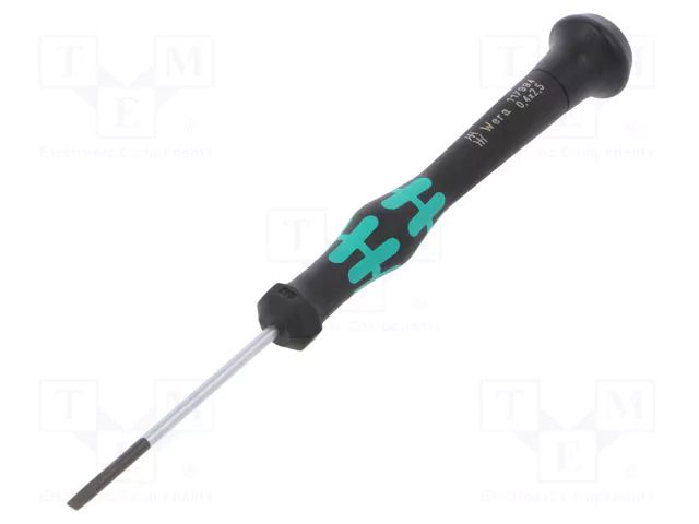 Screwdriver: precision; slot; 2.5x0.4mm; Blade length: 50mm WERA WERA.05117994001