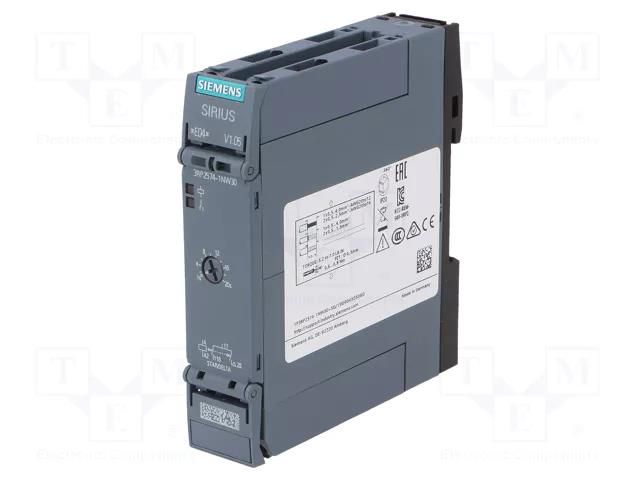 Timer; 1÷20s; DPST-NO; 250VAC/3A; Usup: 12÷240VAC; 12÷240VDC; PIN: 1 SIEMENS 3RP2574-1NW30
