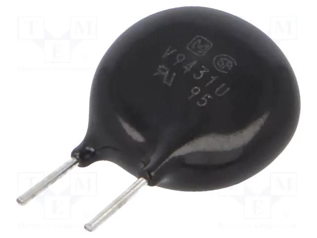 Varistor: ceramics; THT; 275VAC; 350VDC; 430V; 3.5kA PANASONIC ERZV09D431CS