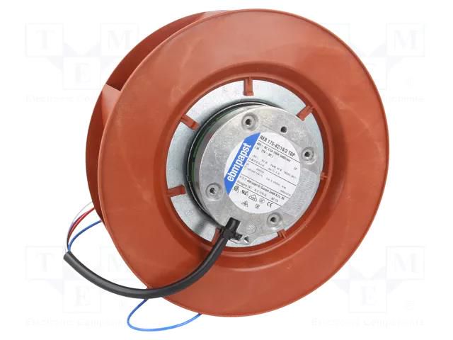 Fan: DC; radial; 48VDC; Ø175x69mm; 970m3/h; ball; 5400rpm EBM-PAPST RER175-42/18/2TDP