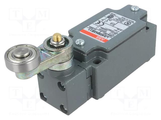 Limit switch; lever R 30mm, metallic roller 22mm; NO + NC; 10A ABB LS40M43B11