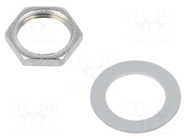 Mount.elem: nut + washer; Thread: M9; Pitch: 0.75 ALPS RKZ00023UA
