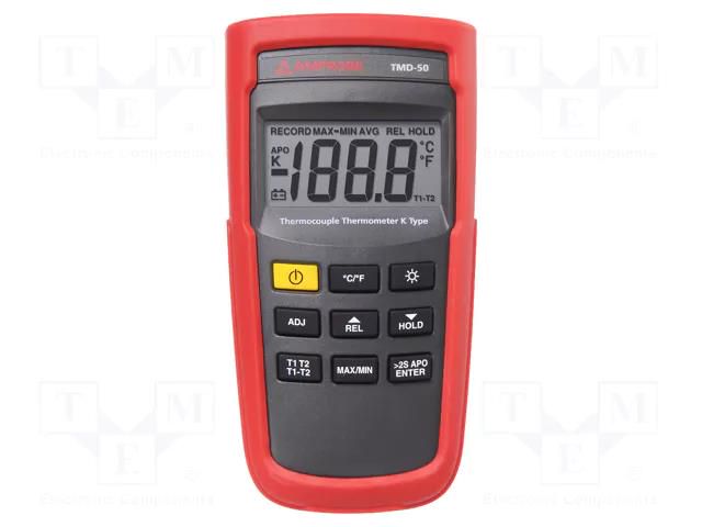 Meter: temperature; digital; LCD; 3,5 digit (1999); -200÷1350°C BEHA-AMPROBE TMD-50