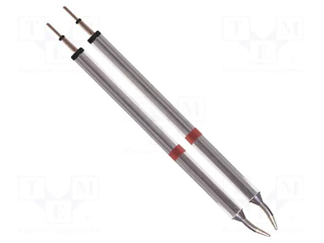 Tip; shovel; 10.41mm; 420÷475°C; for hot tweezers; 2pcs. THERMALTRONICS K80TZ100