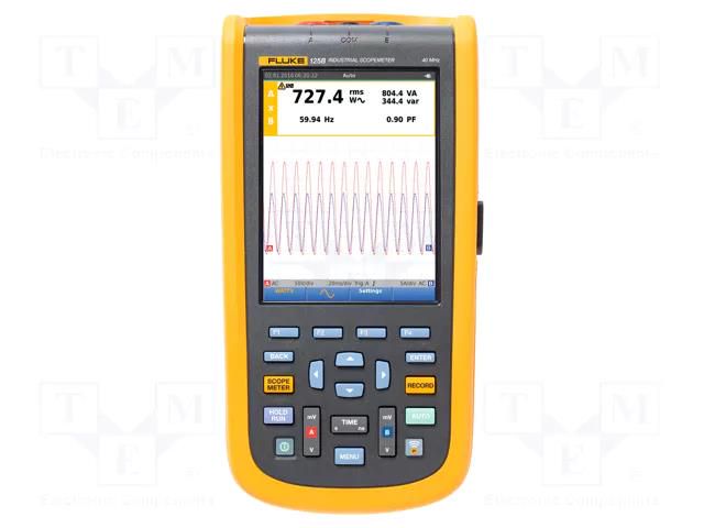 Scopemeter; 40MHz; colour,LCD TFT 5,7"; Ch: 2; 40Msps; 10n÷60s/div FLUKE FLK-125B