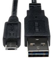 USB CABLE, 2.0 TYPE A-MICRO B PLUG, 6" UR050-06N