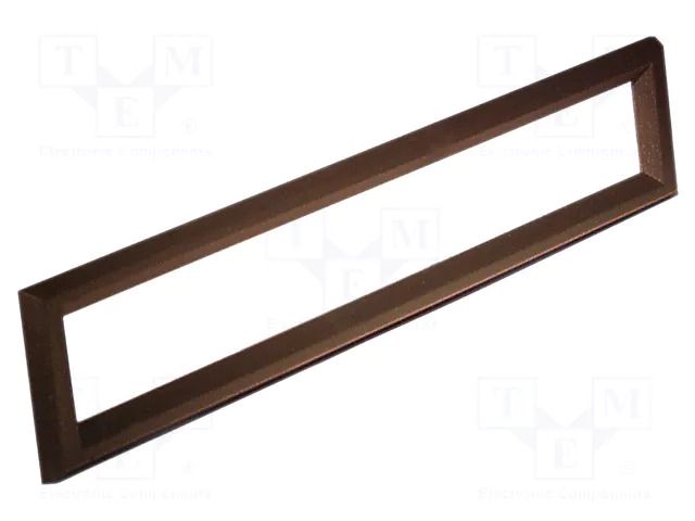 Frontal bezel; Dim: 169x27mm; 153x14.8mm; ABS; Colour: black DISPLAY VISIONS EA017-4UKE