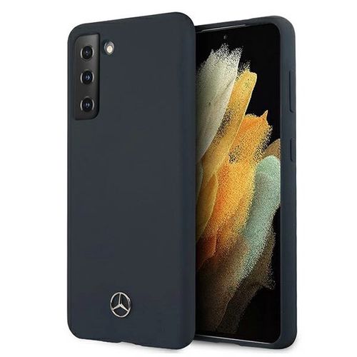 Mercedes Silicone Line Case for Samsung Galaxy S21+ - Blue, Mercedes 3700740497876 3700740497876
