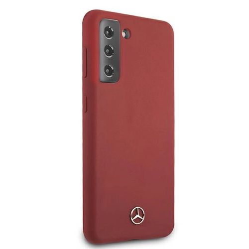 Mercedes Silicone Line Case for Samsung Galaxy S21 - Red, Mercedes 3700740497890 3700740497890