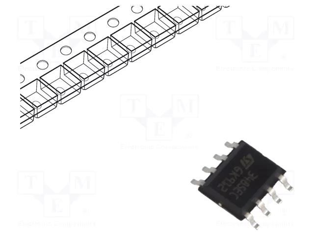 IC: interface; transceiver; RS422 / RS485; 15Mbps; SO8; 3.3VDC STMicroelectronics ST3485ECDR