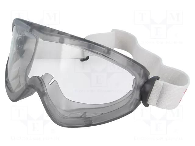 Safety goggles; Lens: transparent; Classes: 1; 2890; vented 3M 3M-7000032480