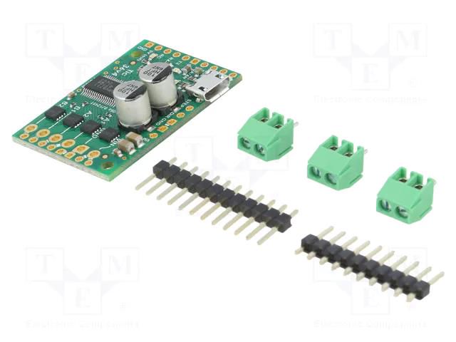 Stepper motor controller; DRV8711; analog,I2C,PWM,RC,TTL,USB POLOLU POLOLU-3141