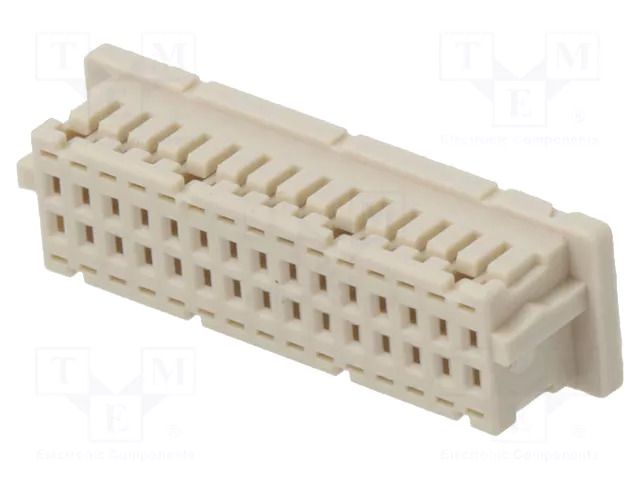 Connector: wire-board; plug; female; SignalBee; 1A; 100V; PIN: 30 HIROSE DF20A-30DS-1C