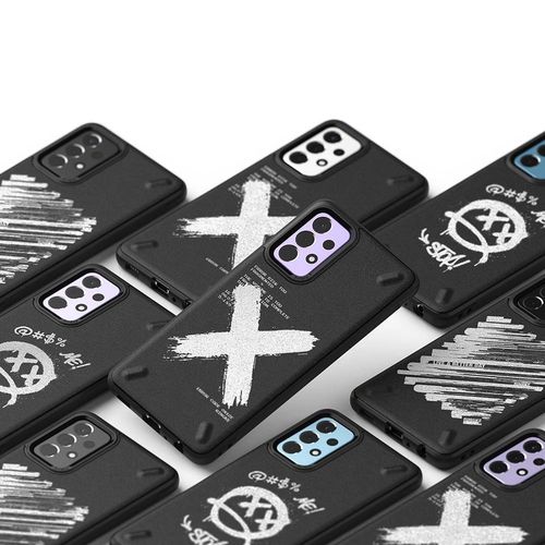 Ringke Onyx Design Durable TPU Case Cover for Samsung Galaxy A72 4G black (Paint) (OXSG0047), Ringke 8809785455188 8809785455188