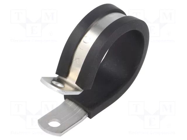 Fixing clamp; ØBundle : 28.6mm; W: 12.7mm; aluminium HELLERMANNTYTON ALU20C