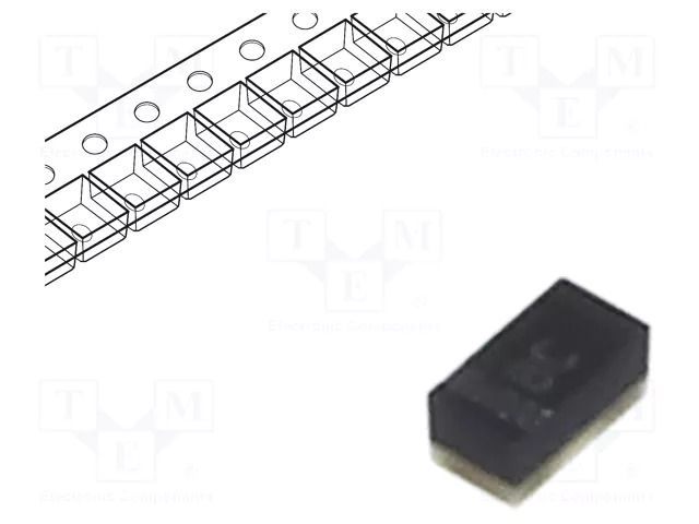 Diode: Schottky switching; 0603; SMD; 40V; 0.2A; reel,tape TAIWAN SEMICONDUCTOR TSS40U-RGG
