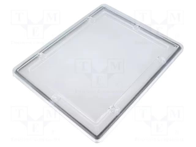 Inspection windows; polycarbonate; 151x190x7.5mm; IP65 RST ROZTOCZE 4.423.002