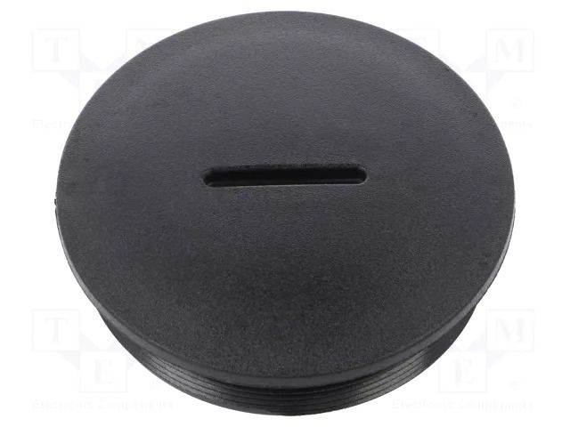 Stopper; M63; 1.5; IP54; polyamide; black; V-N-FS; Thread: metric HUMMEL HUMMEL-1251630150