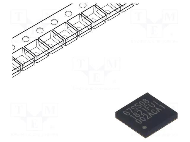 IC: driver; 2-phase motor controller; VQFN36; 2.8A; 40V; 10÷35VDC TOSHIBA TB67S508FTG