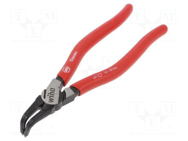 Pliers; for circlip; internal; 19÷60mm; Pliers len: 180mm; Classic WIHA WIHA.34695