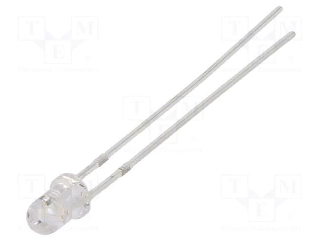 LED; red/blue; 3mm; bicolour; 30°; 3÷4.5VDC; 20mA; Lens: transparent OPTOSUPPLY OSRBMS3131A