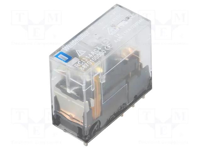 Relay: electromagnetic; SPDT; Ucoil: 24VDC; Icontacts max: 16A WEIDMÜLLER RCI314AC4