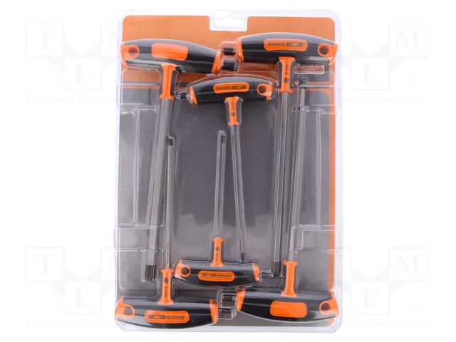 Kit: screwdrivers; hex key; Kind of handle: T; 6pcs. BAHCO SA.903T-1