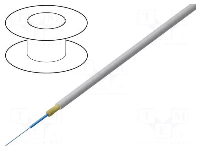 Wire: fiber-optic; VC-D30; Øcable: 3mm; Kind of fiber: SMF G657A1 FIBRAIN FIBRAIN-CAB-002