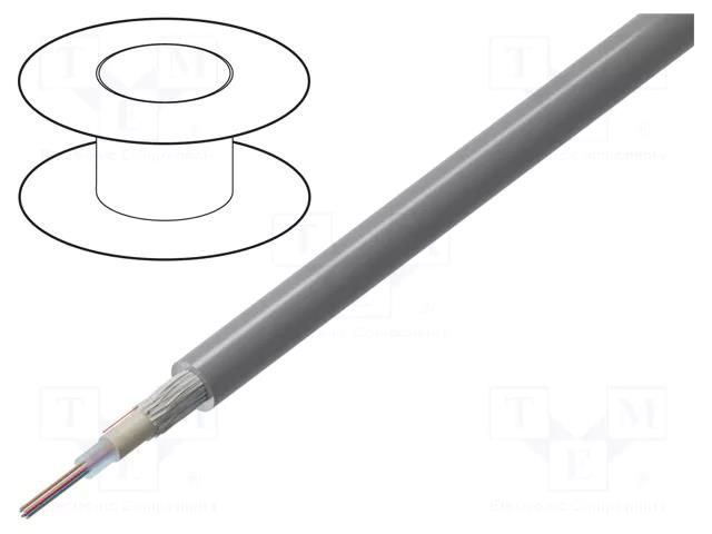 Wire: fiber-optic; EXO-G0; Øcable: 5.9mm; Kind of fiber: SMF G652D FIBRAIN FIBRAIN-CAB-003