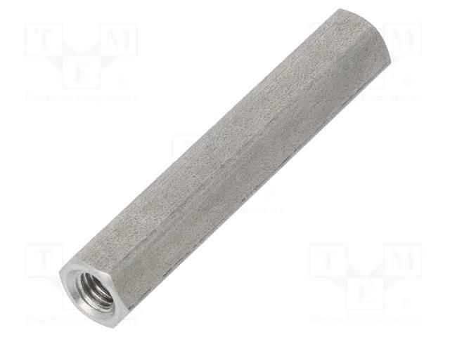 Screwed spacer sleeve; 45mm; Int.thread: M5; hexagonal DREMEC TFF-M5X45/DR148