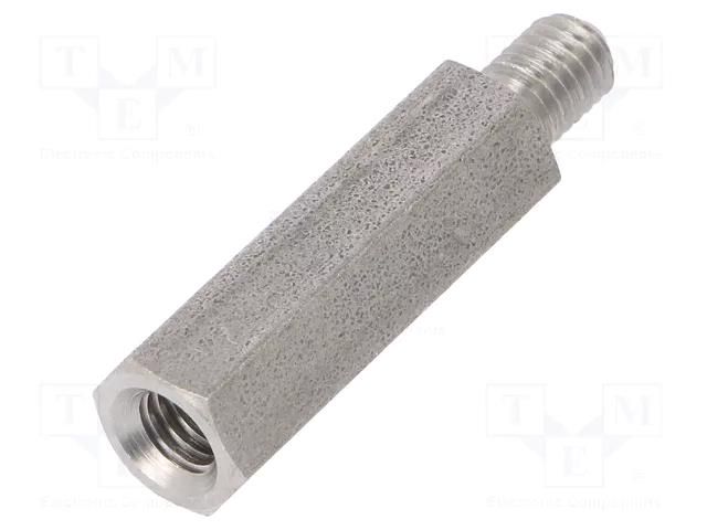 Screwed spacer sleeve; 25mm; Int.thread: M5; Ext.thread: M5 DREMEC TFM-M5X25/DR248