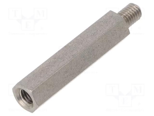 Screwed spacer sleeve; 35mm; Int.thread: M5; Ext.thread: M5 DREMEC TFM-M5X35/DR248